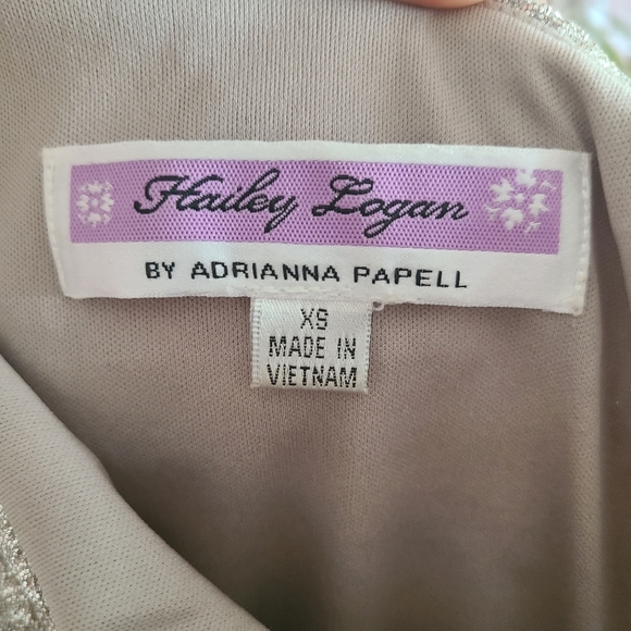 Hailey Logan One Shoulder Silver Dress - Picture 7 of 16